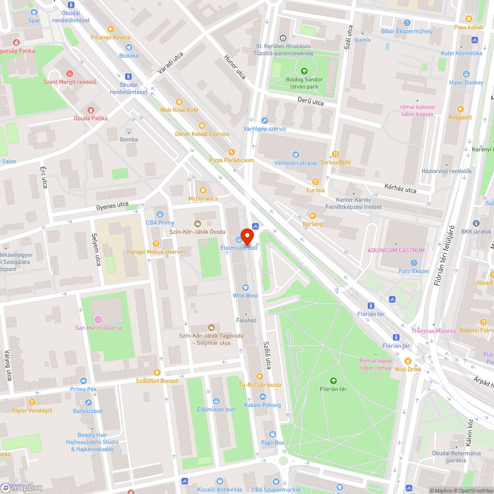 Üres szemetestartó bejelentés helye