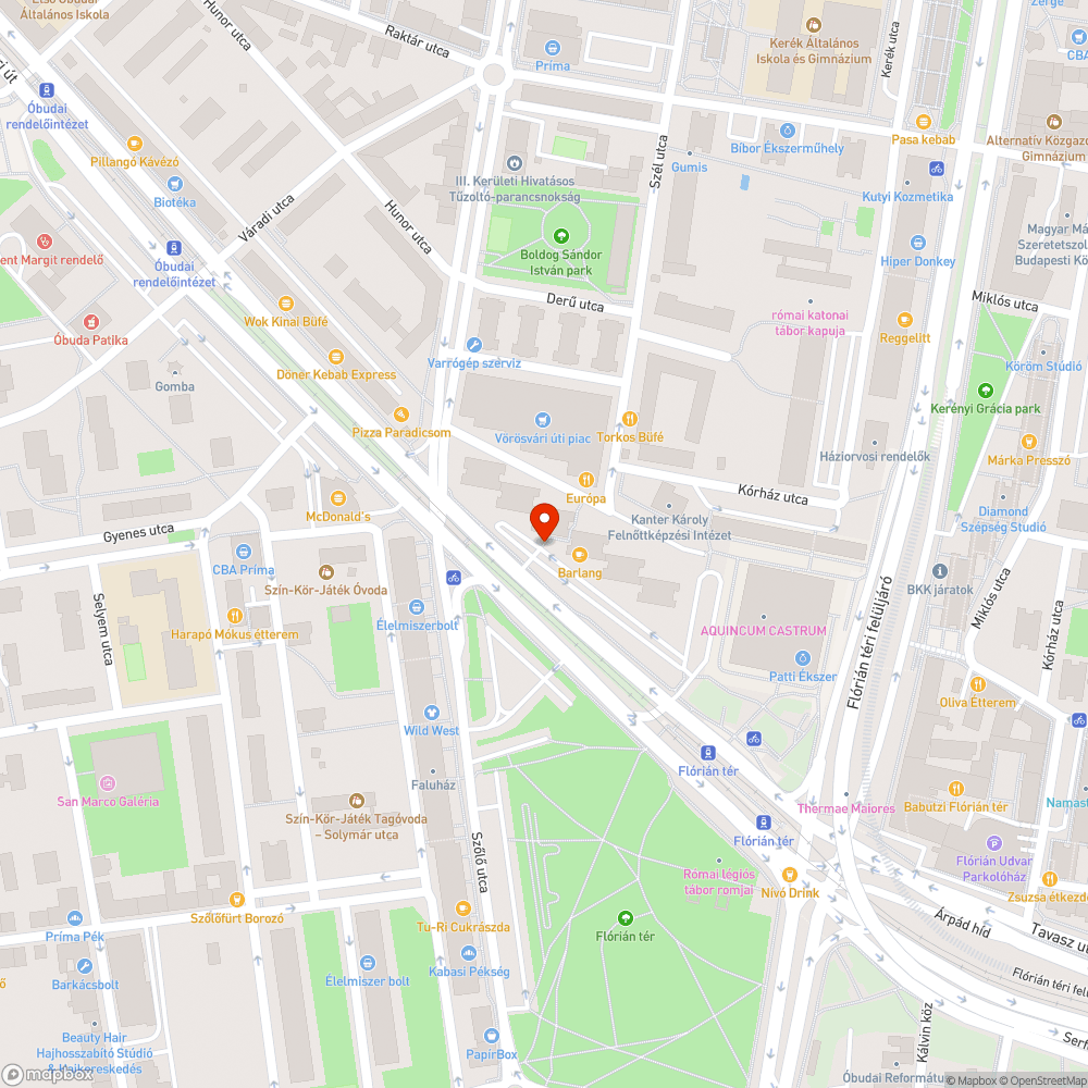 Fekvő behajtani tilos tábla bejelentés helye