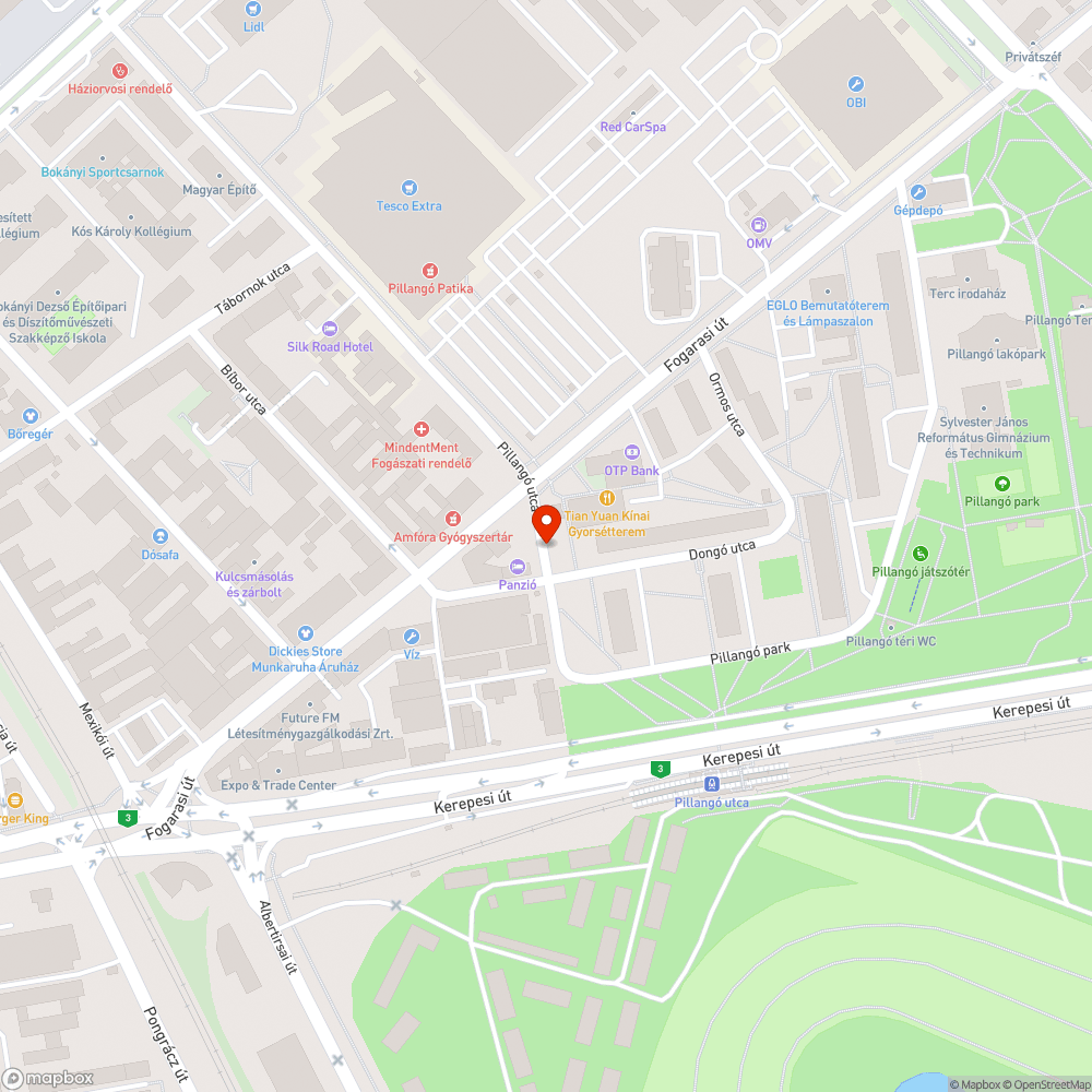 Müszaki nélkül, közterületen parkolás bejelentés helye