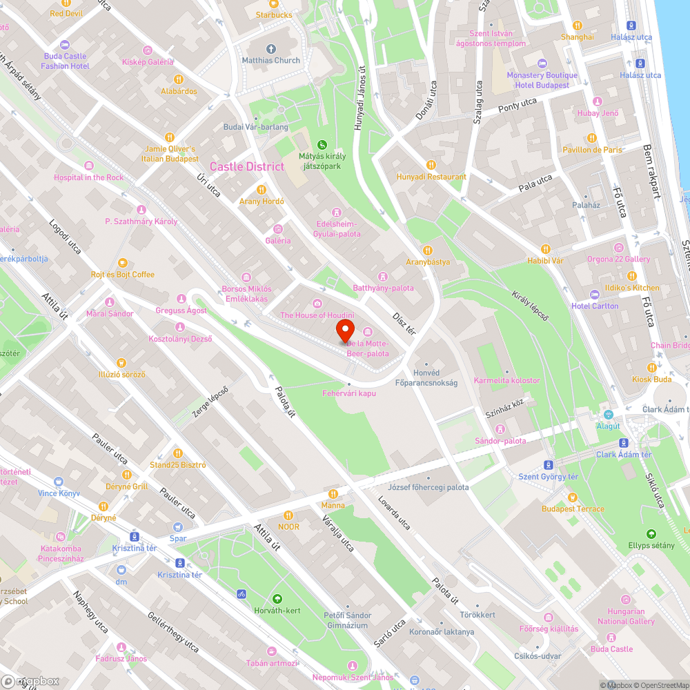 A pad eltört bejelentés helye