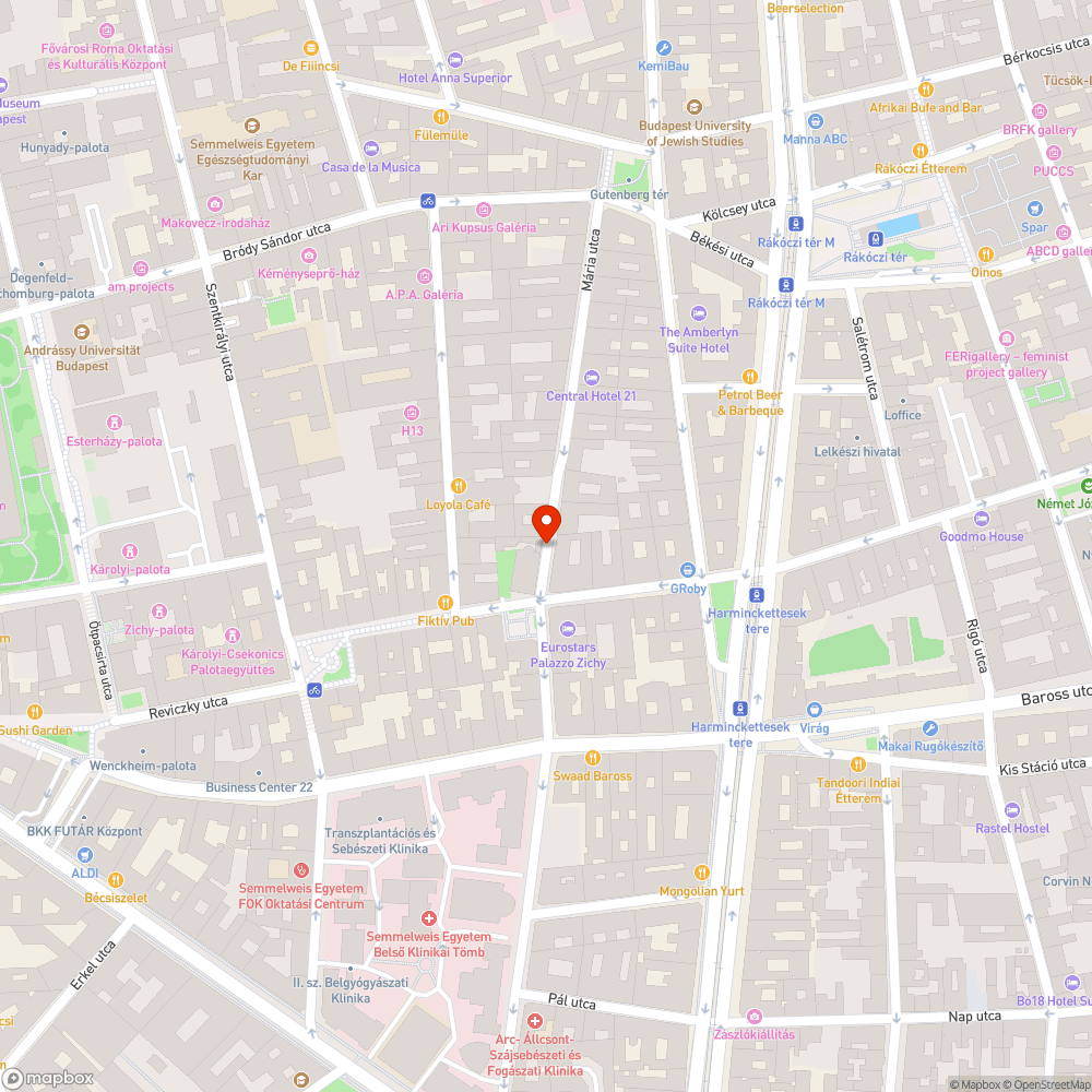 Úthibák bejelentés helye