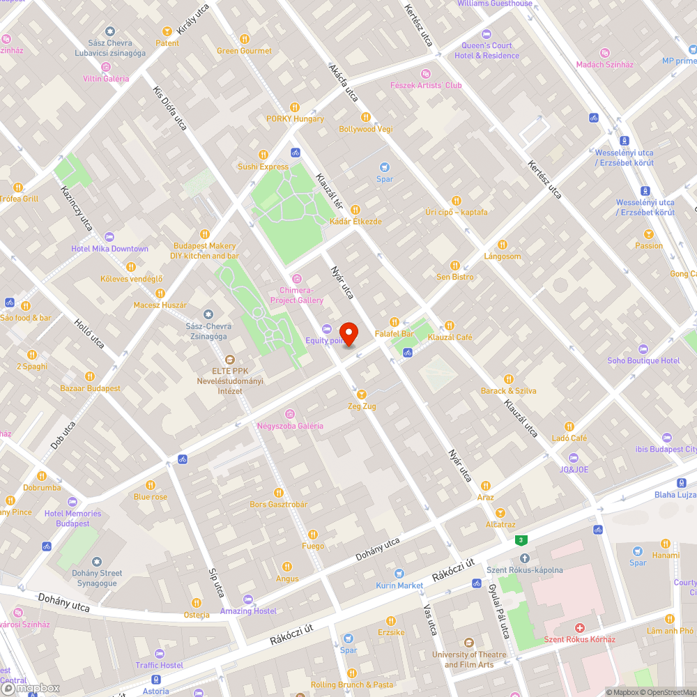 Kátyú bejelentés helye