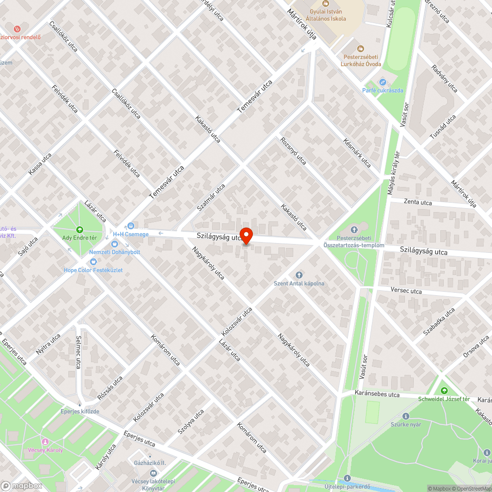 Fatuskó bejelentés helye