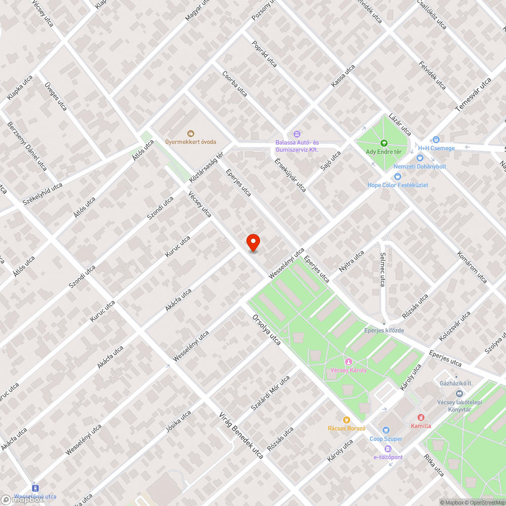 Fatörzs bejelentés helye