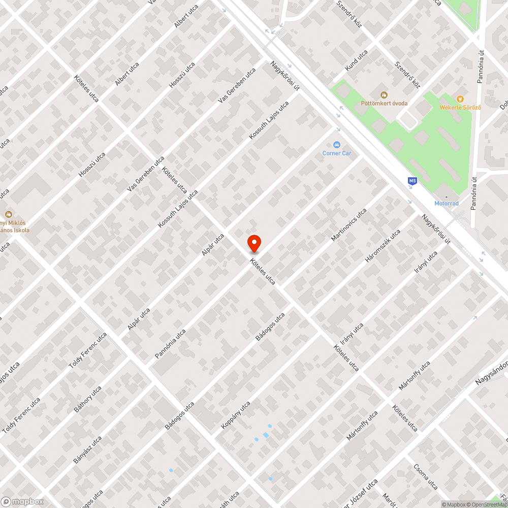 Levert kapcsolódoboz bejelentés helye