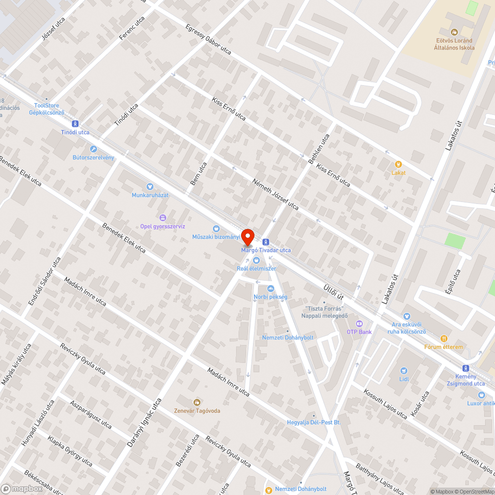 Megsüllyedt csatornafedél bejelentés helye