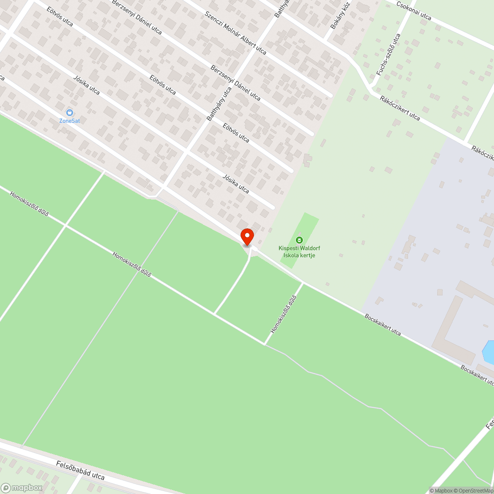 Szemét lerakás bejelentés helye