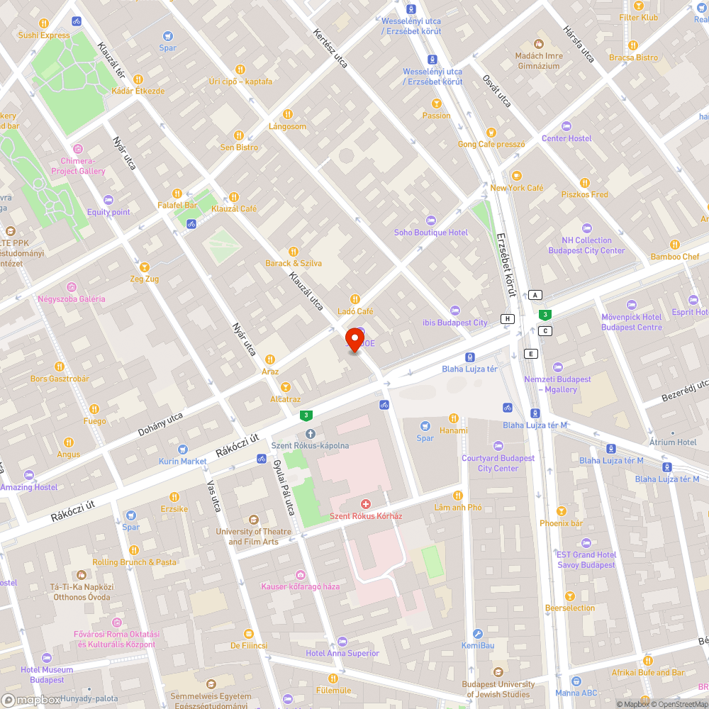 Kiégett jelzőlámpa bejelentés helye