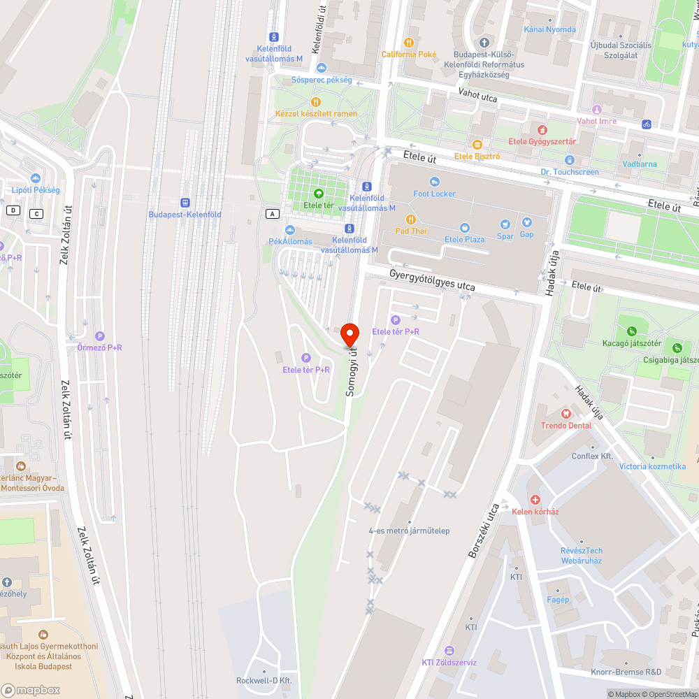 Etele tér P1 és P2 P+R táblák hibás jelzése bejelentés helye