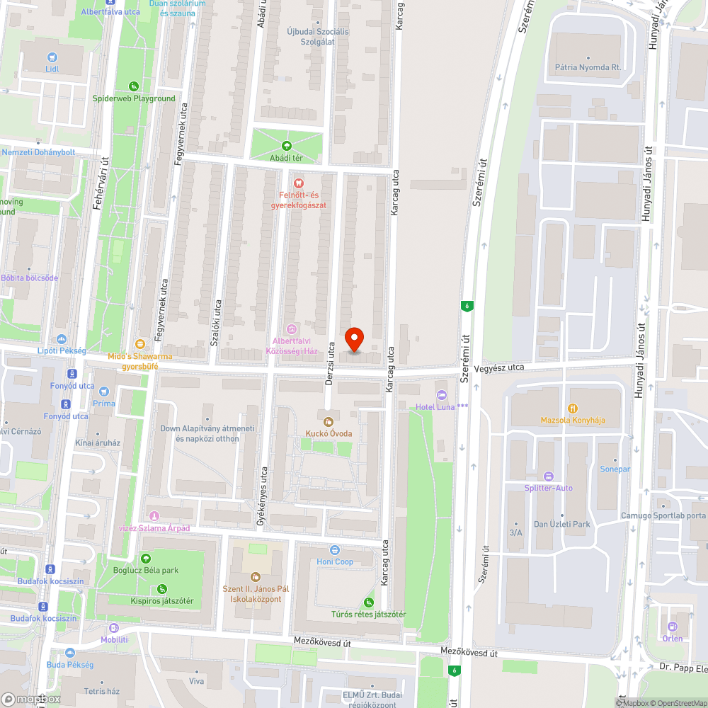 Elhagyott BMW bejelentés helye