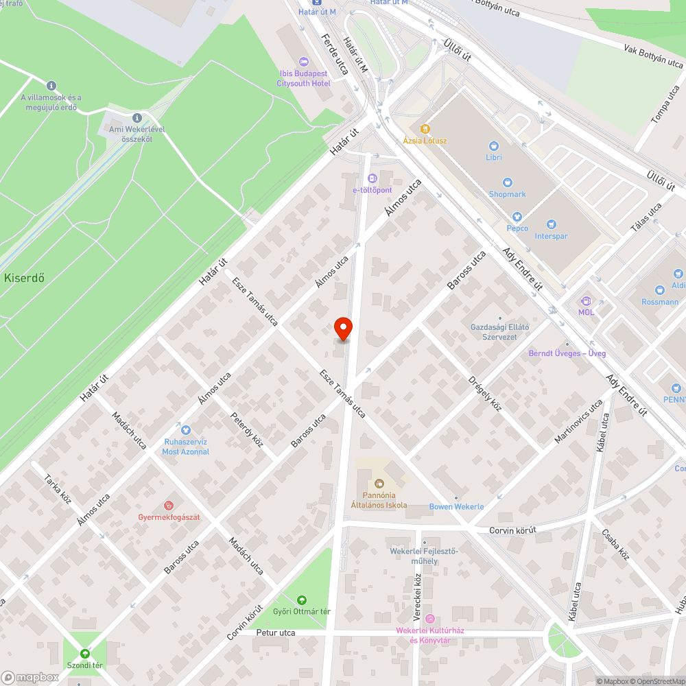 Vaslemezzel lefedett közműfedlap bejelentés helye