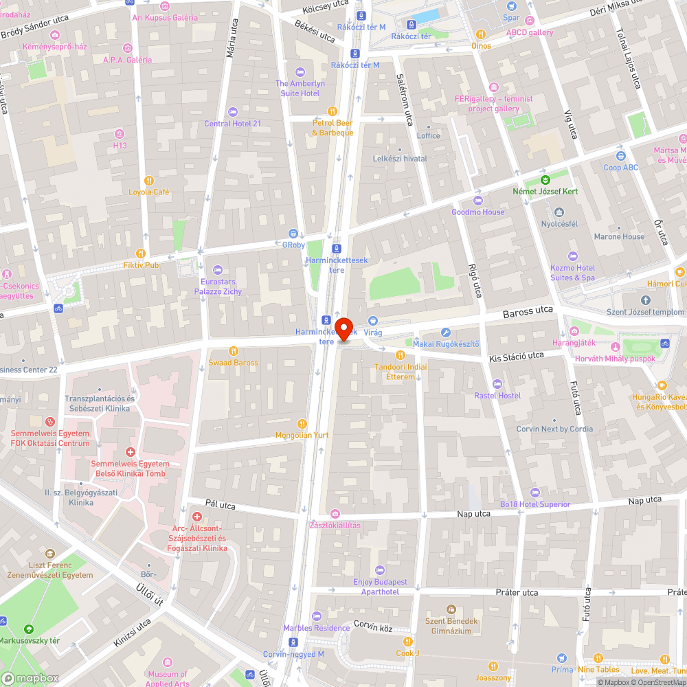 Elhagyott kerékpár bejelentés helye