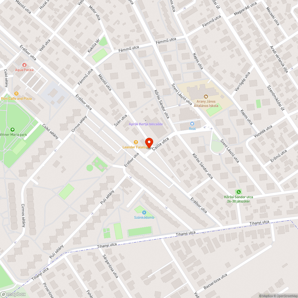 Hiányzó kiegészítőtábla bejelentés helye