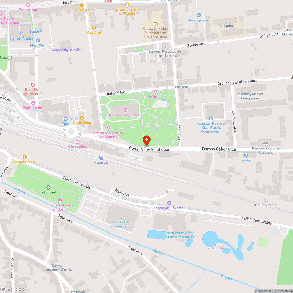 Elnyelte bejelentés helye