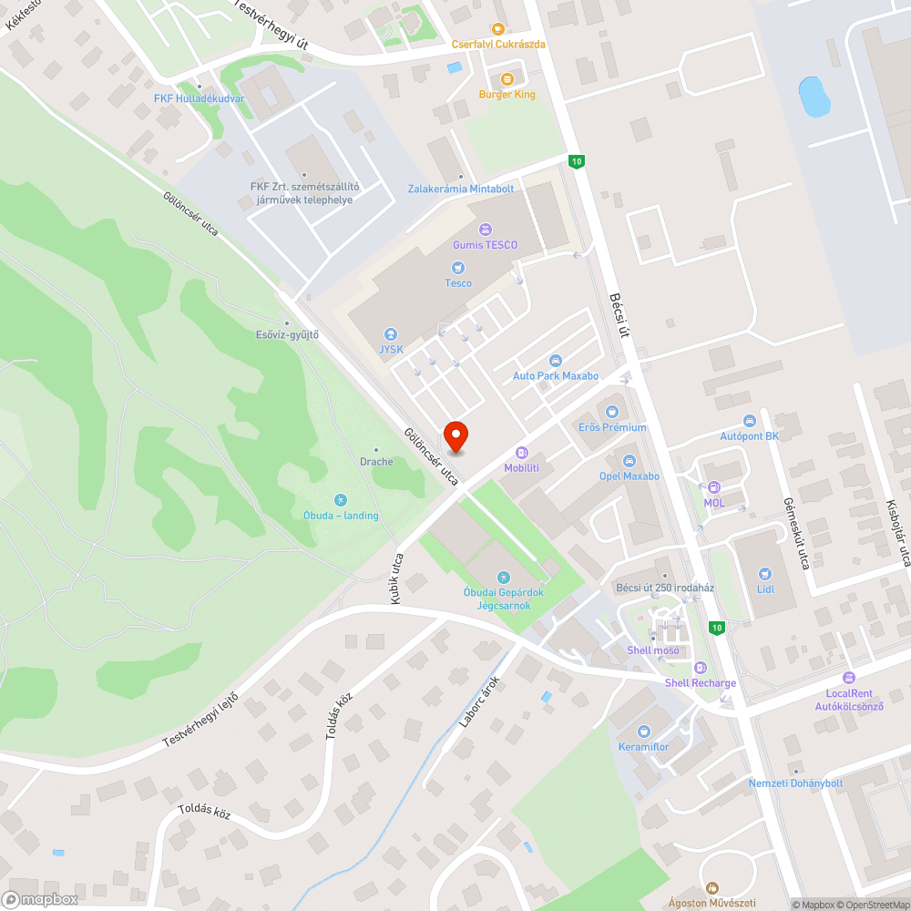 Parlagfű bejelentés helye