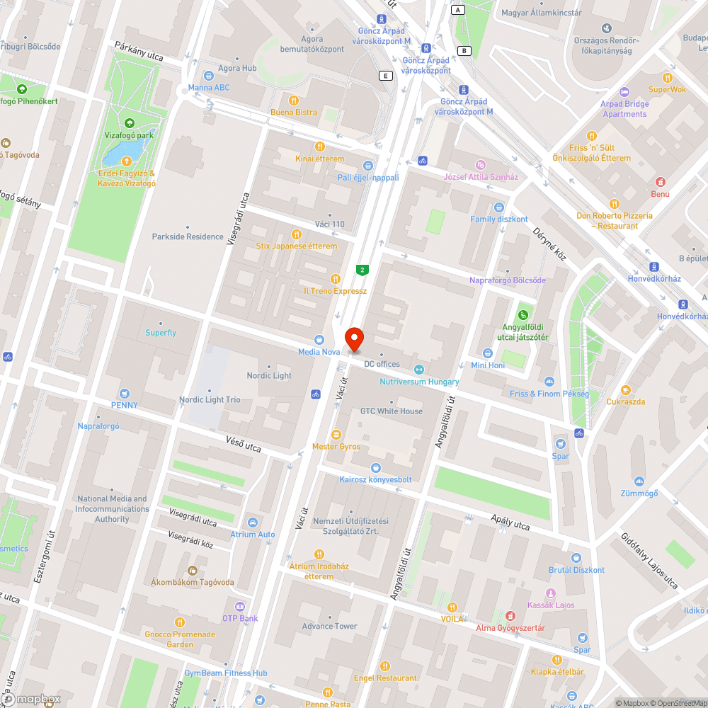 Beszakadt járdaburkolat bejelentés helye