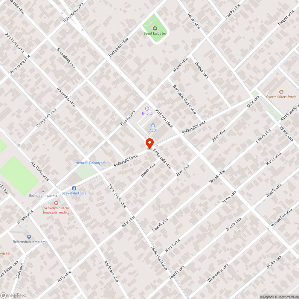 Bálványfa a közműpózna tövében bejelentés helye