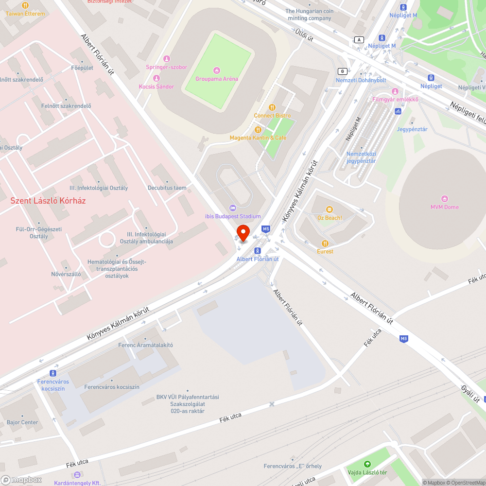 Javaslat/érdeklődés osztatlan gyalog-kerékpárút létrehozásáról bejelentés helye