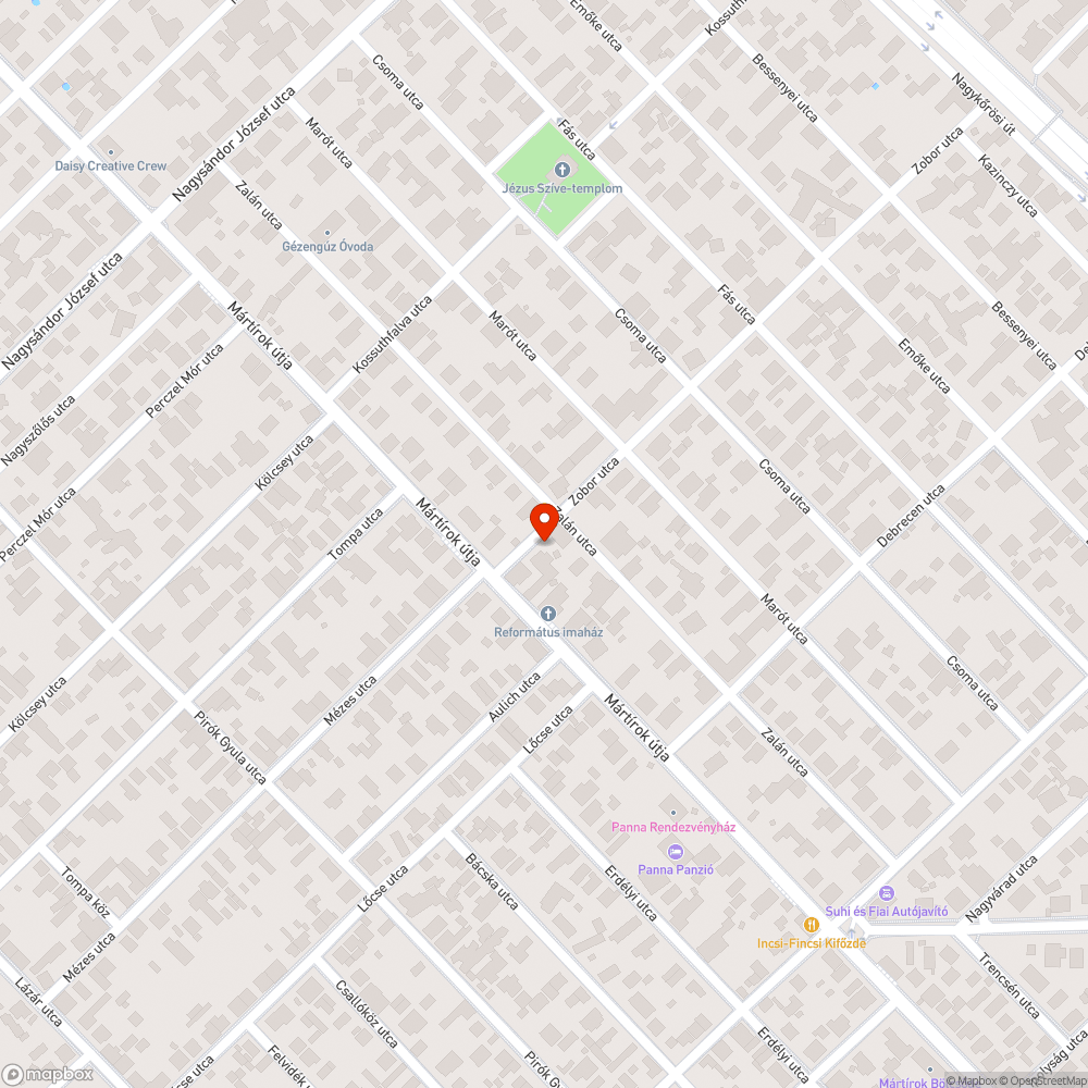 Kiszáradt fa bejelentés helye