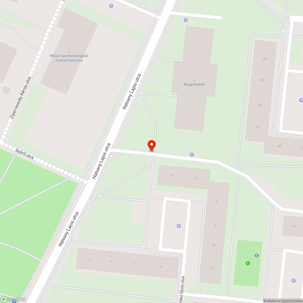 Félig letört ág bejelentés helye