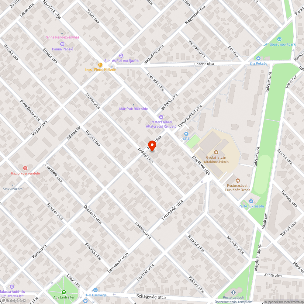 Kiszáradt fatörzssor bejelentés helye