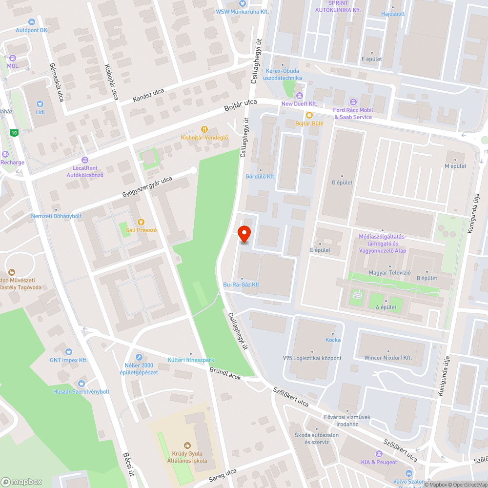 Otthagyott jármű bejelentés helye