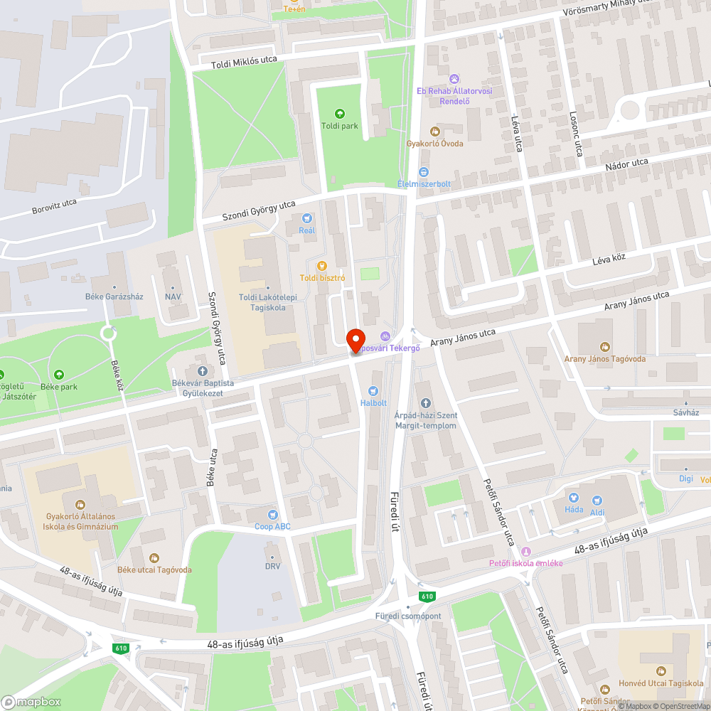 Tabla bejelentés helye