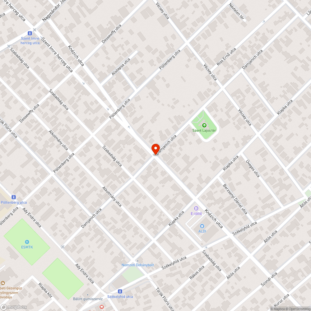 Elszíneződőtt utca név tábla. bejelentés helye