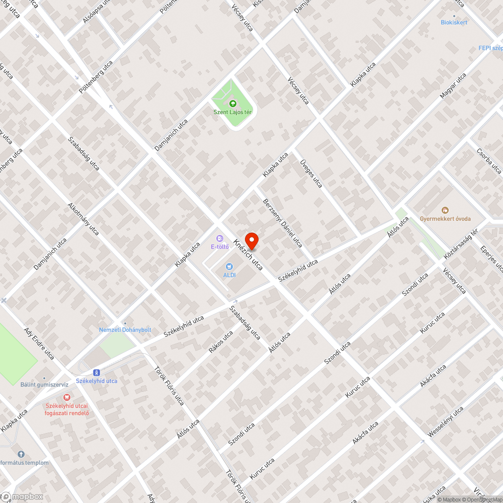 Fej magasságban lévő ágak bejelentés helye