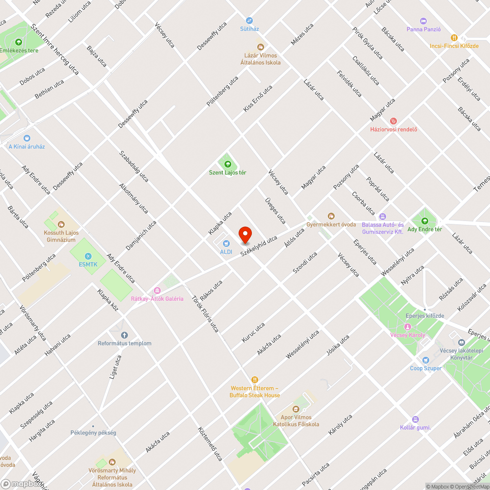 Rendkívül szemetes járda szakasz bejelentés helye