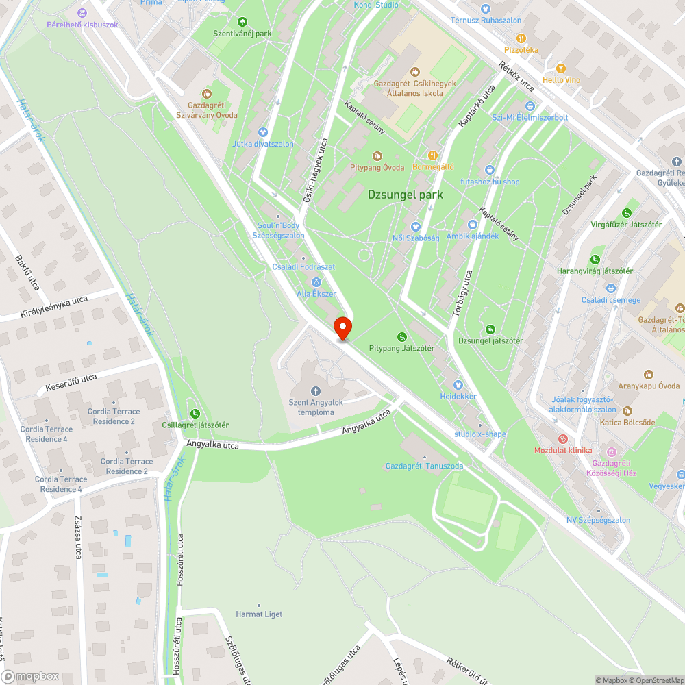 Megkopott zebra bejelentés helye