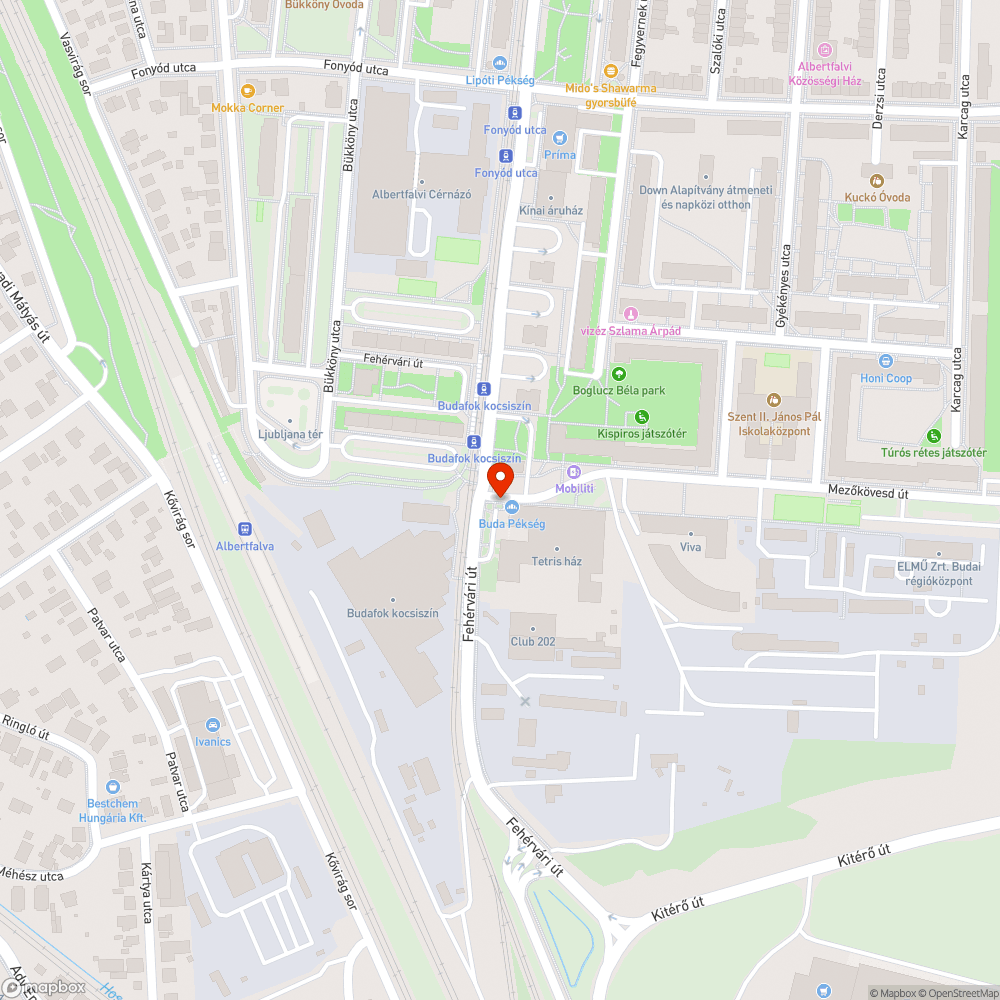 Hatféle gyalogos-védőelem négyféle színben egy sarkon bejelentés helye