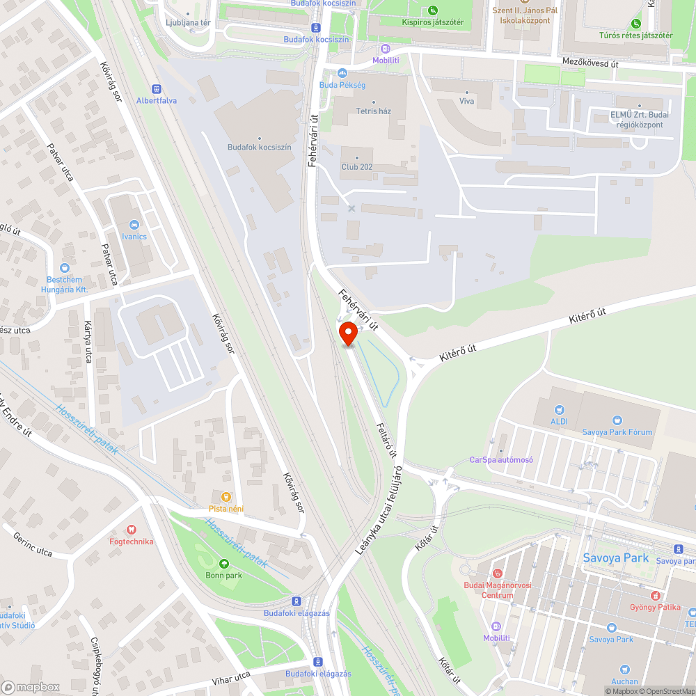 Otthagyott ideiglenes felhajtó a Feltáró úton bejelentés helye