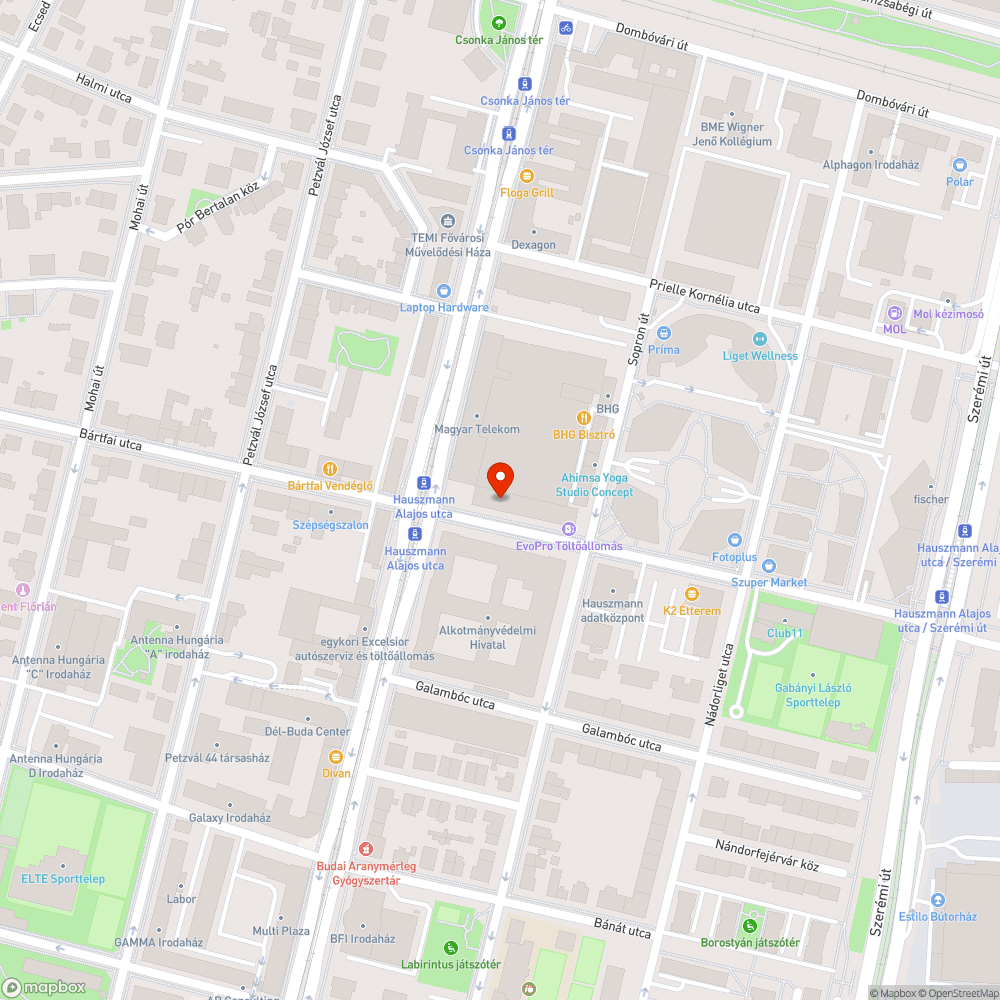 Ugráló padka a Hauszmann Alajos utcában bejelentés helye