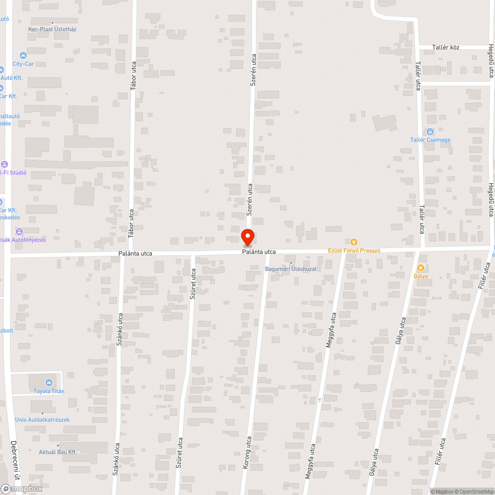 Eldugult vízelvezető - Platán bejelentés helye