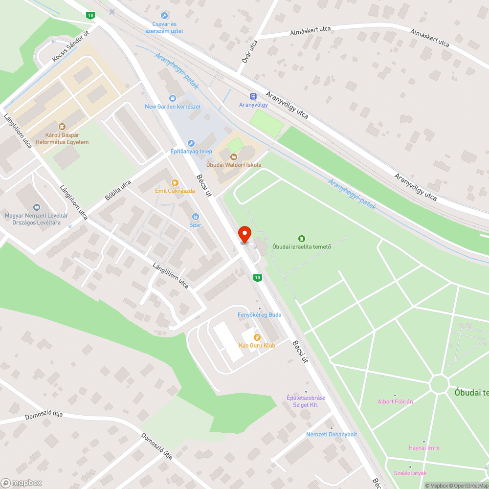 Sérült tábla bejelentés helye