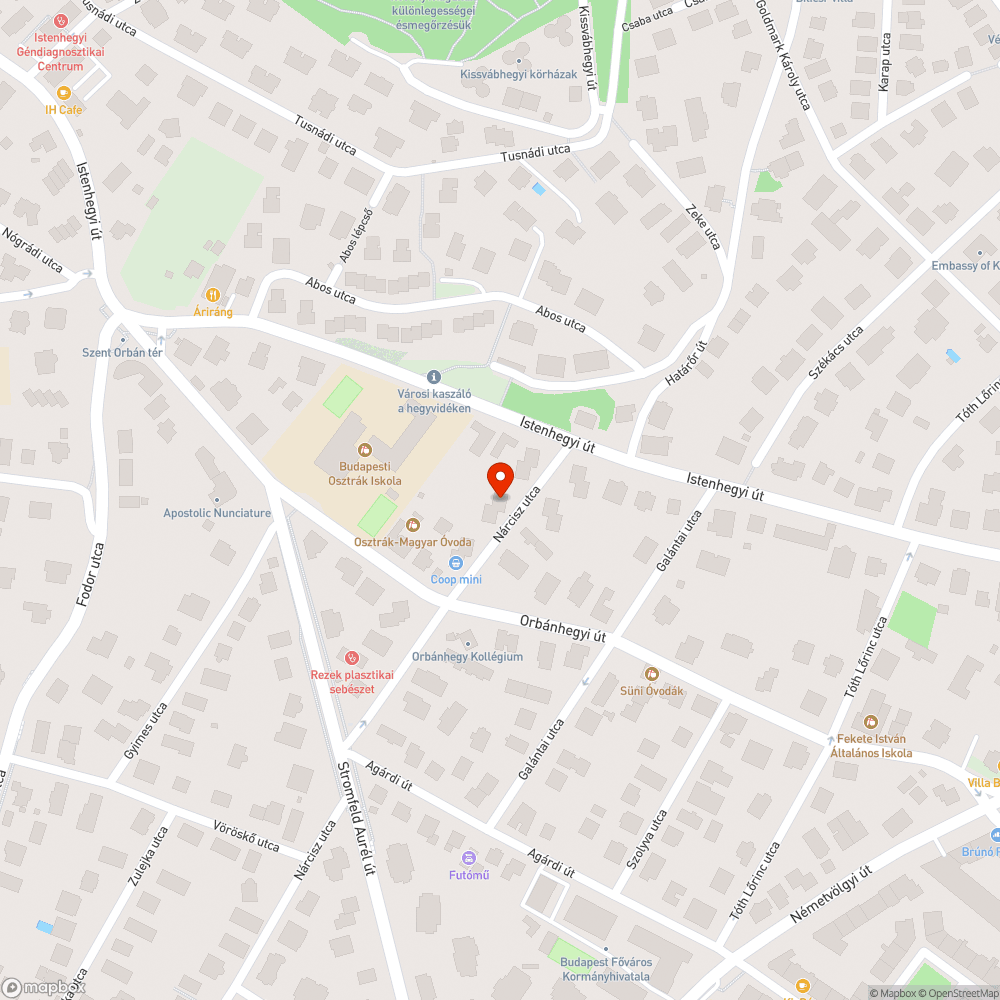 Megsüllyedt járda bejelentés helye