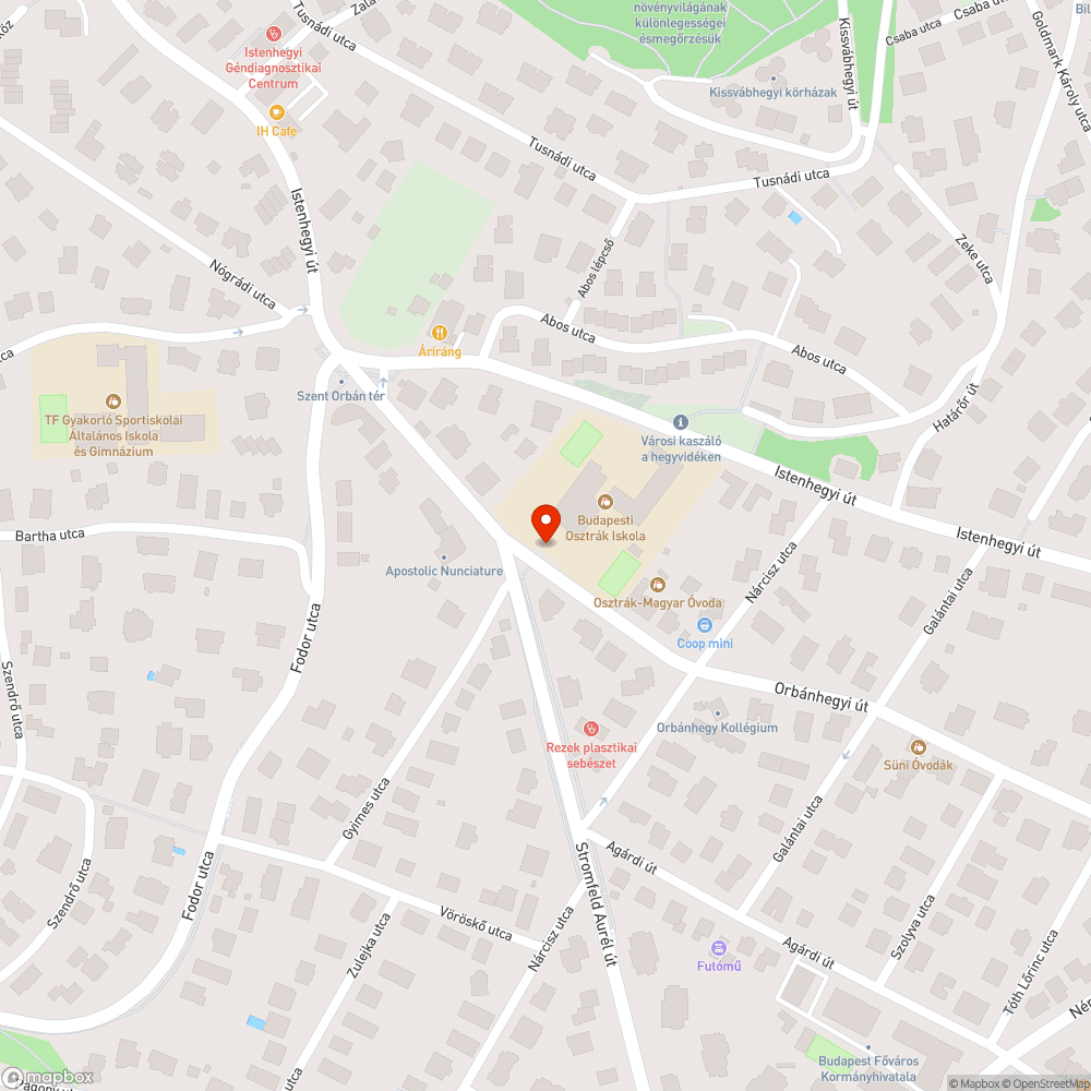 Hiányzó fa bejelentés helye