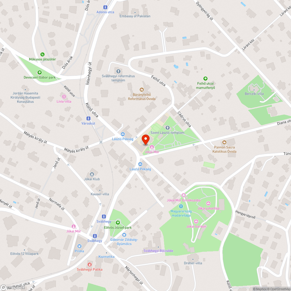 Üres szemetestartó bejelentés helye