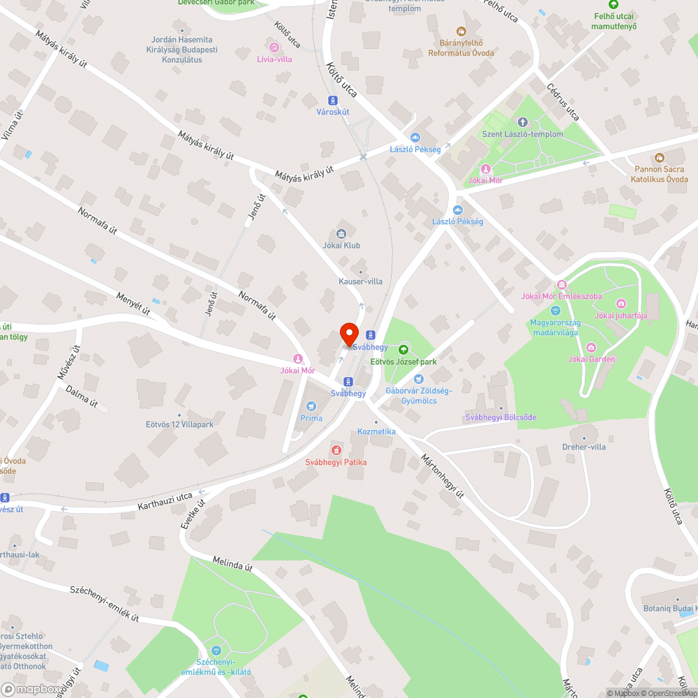 Kopott pad bejelentés helye