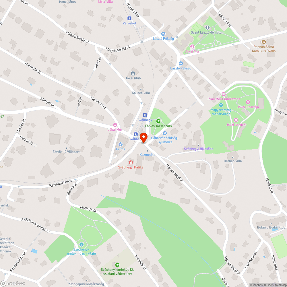 Üres szemetestartó bejelentés helye