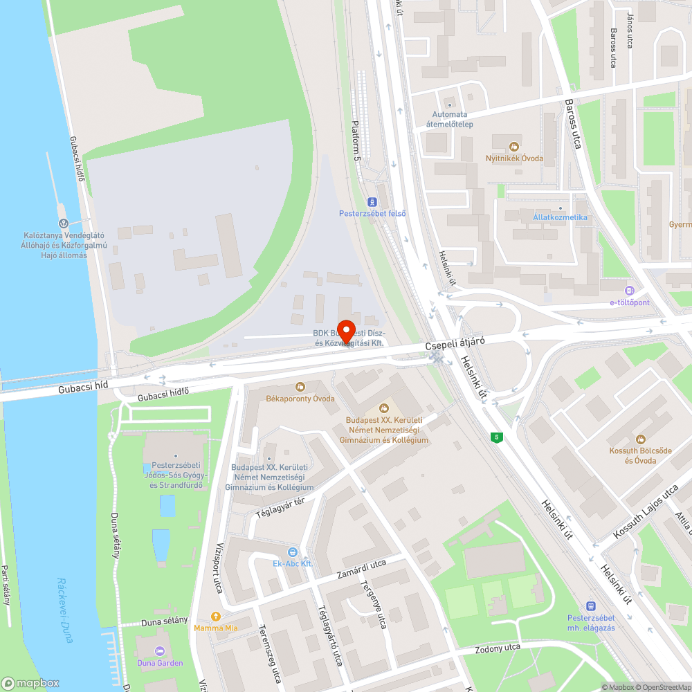 Növények a tábla és a korlát tövében bejelentés helye