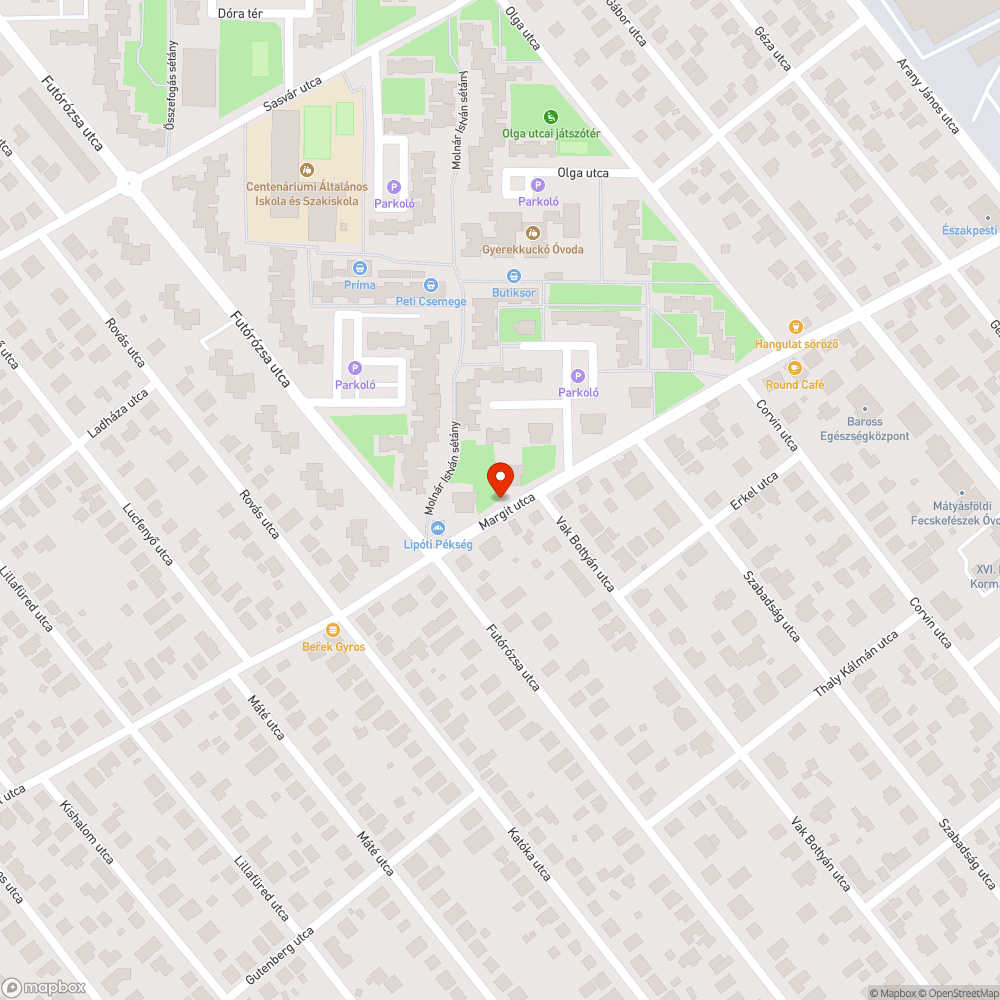 Nyomvályús buszmegálló bejelentés helye