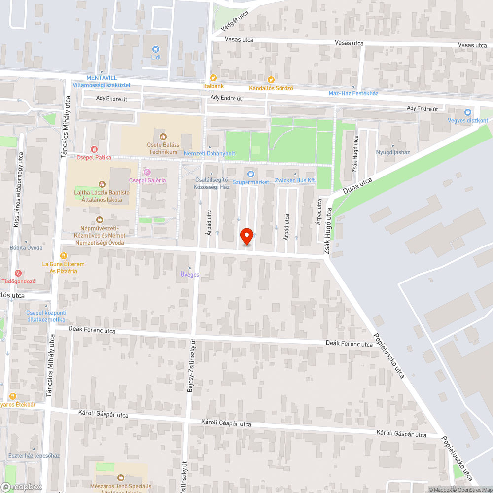 Két autógumi bejelentés helye