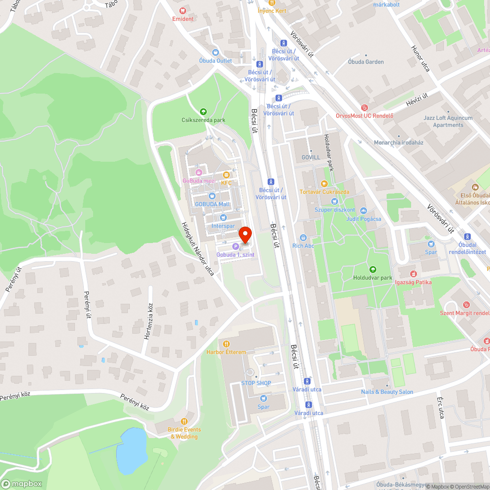 Rom bejelentés helye