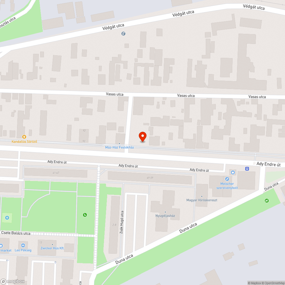 Kerékpárút szélén bálványfa nő bejelentés helye