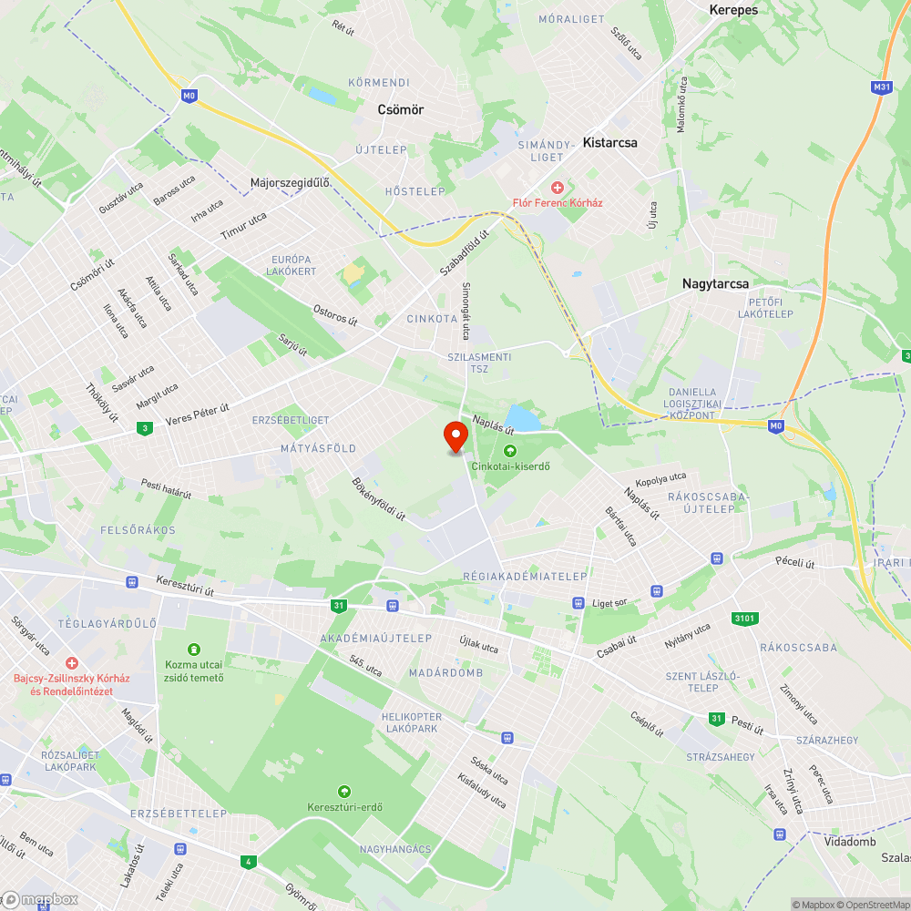 Építési törmelék földút mellett bejelentés helye