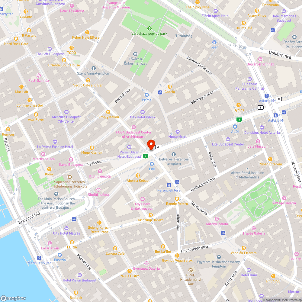 Kidönött poller Petőfi Sándor utca bejelentés helye