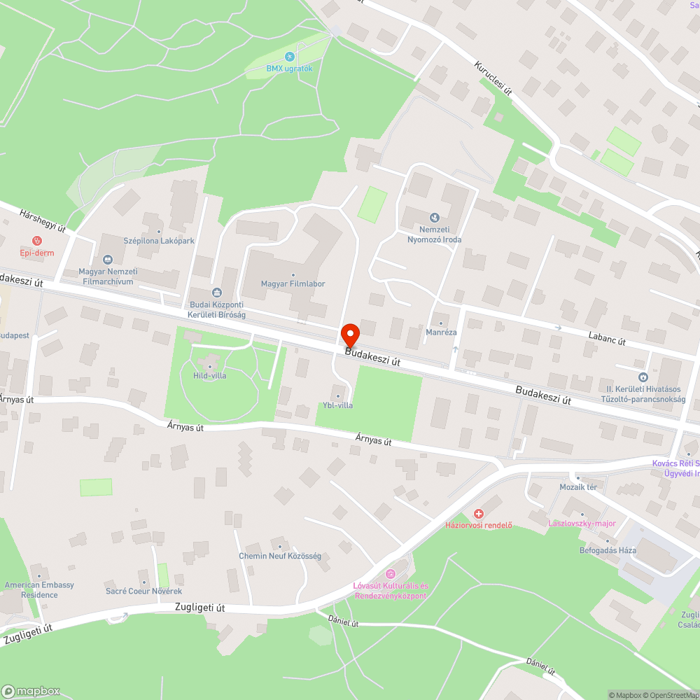 Állandóan járdára rálógó autók bejelentés helye