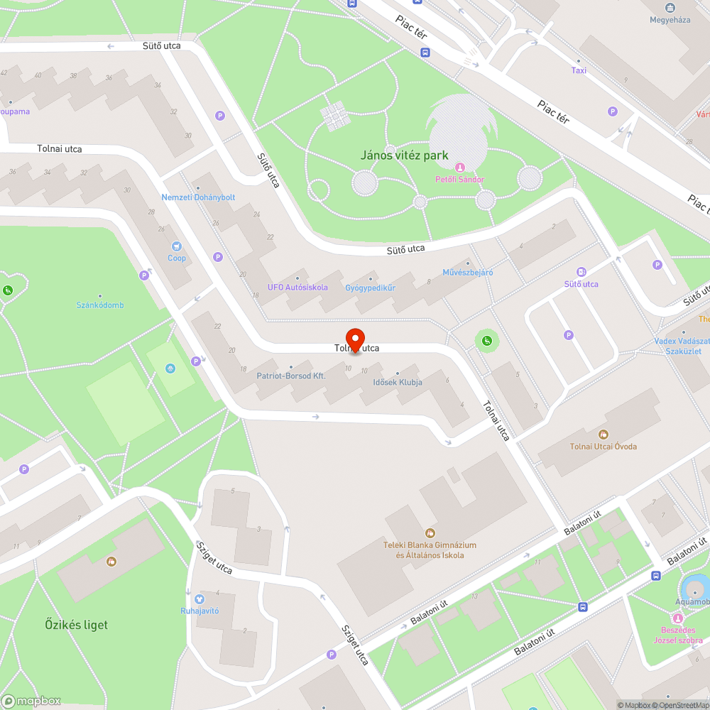 Kihelyezett lomok bejelentés helye